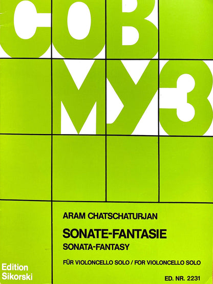 Khachaturian, Aram: Sonata Fantasie (cello solo)