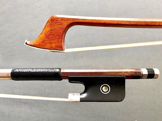 H. SCHICKER cello bow, silver/ebony, 78.1g