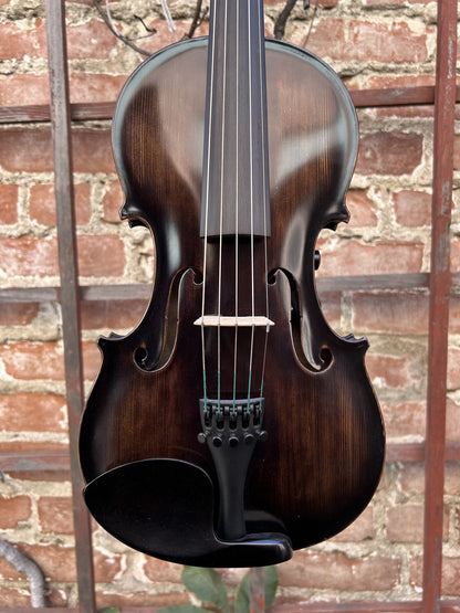 REALIST electric 5-string Pro E-Series violin feat. Instant Active with BLACK finish, Wittner pegs & case