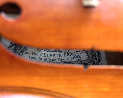 Celestino Farotto 16.5" viola, 1969, Milano, Warren certificate | Metzler Violins