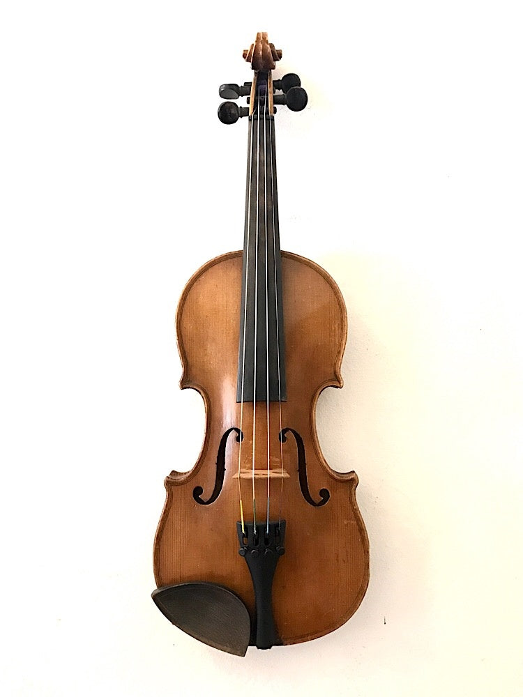 Fritz Pulpaneck Repaired  old 1/4 violin outfit, Germany