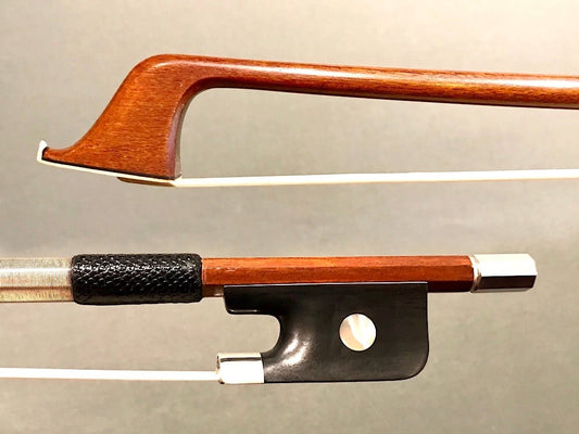 Cello Bow, Ebony/Silver, Pernambuco, Unbranded