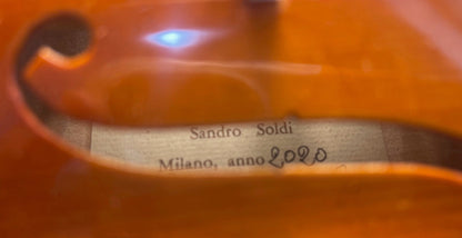 Sandro Soldi violin, 2020, Milano, with certificate | Metzler Violins