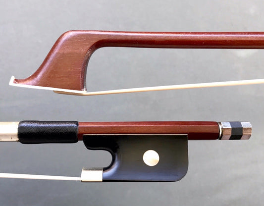 Unbranded 4/4 Brazilwood half-mounted student cello bow