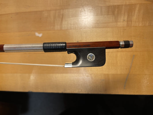 M. PEREIRA viola bow, silver-mounted, ARCOS BRASIL 71.3g