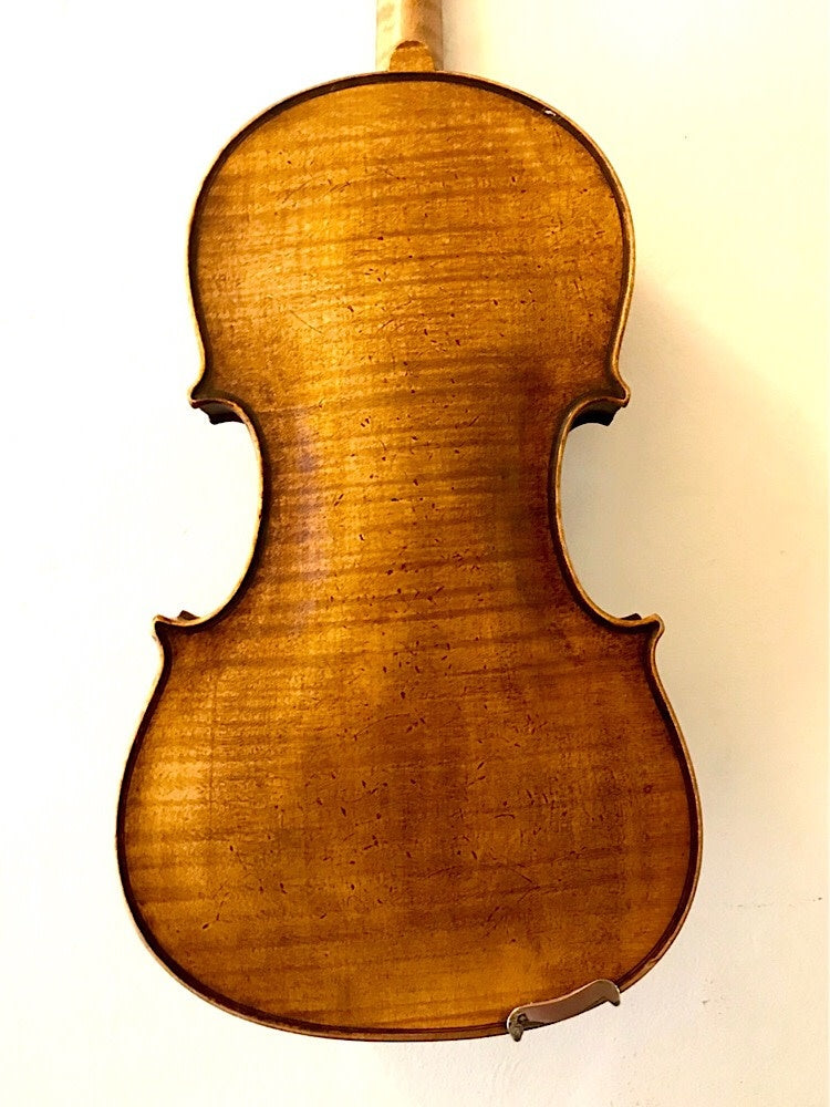 German antiqued used violin, unlabeled 4/4 | Metzler Violins