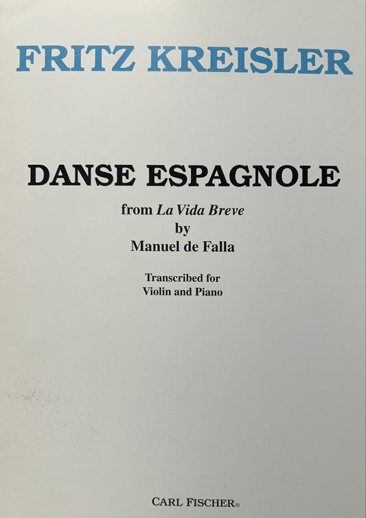 Kreisler/De Falla: Danse Espagnole (violin & piano) FISCHER
