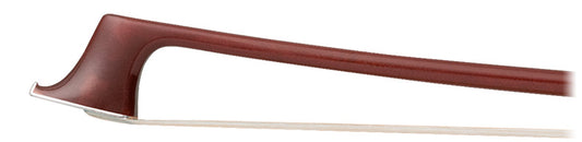 JonPaul Carrera carbon-fiber violin bow, silver, USA, with pearl inlaid button facets