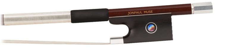 JonPaul MUSE carbon-fiber silver violin bow with brown finish, USA