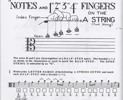 Janowsky, Edward: Note Speller (viola)