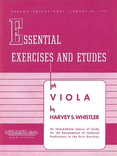 Whistler, Harvey: Essential Exercises and Etudes (viola)