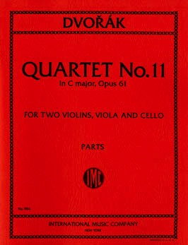 Dvorak, Antonin: Quartet No. 11 in C major, Opus 61