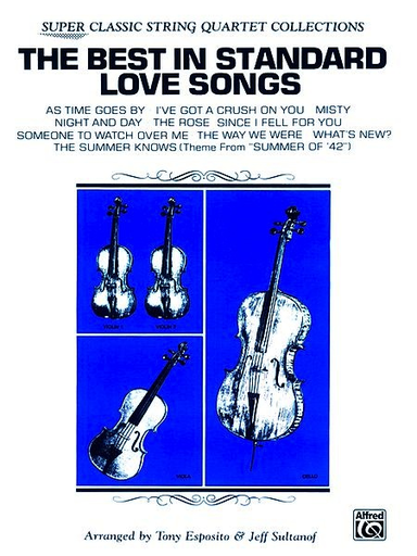 Best Standard Love Songs (string quartet) Temp. OP
