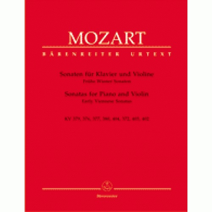 Mozart, W.A.: Four Early Sonatas KV6-9 Vol.1 (piano & violin) Barenreiter