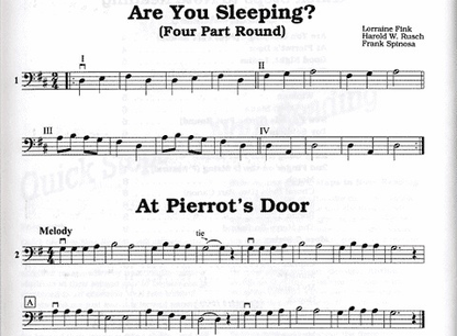 Fink, L.etc.: Quick Steps to Note Reading Vol.3 (cello)