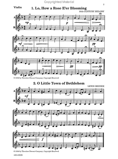 Zimmerman, Ruth: Play a song of Christmas (2 violins)
