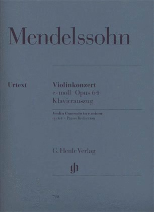 Mendelssohn, F. (Scheideler, ed.): Concerto, Op.64, in E Minor, urtext (violin & piano)