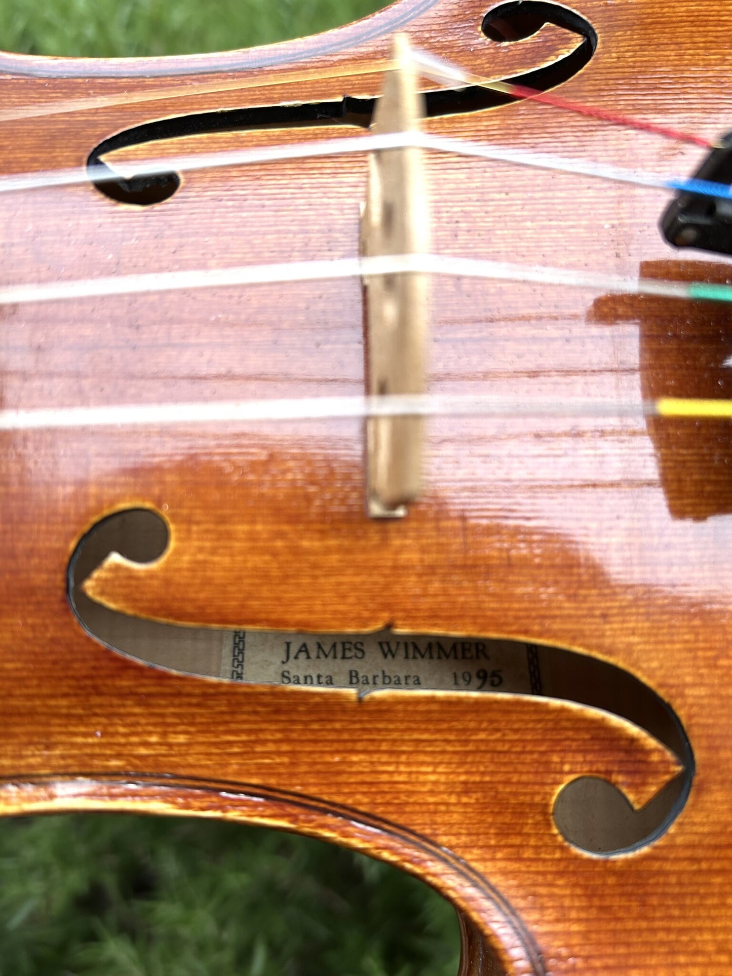 James Wimmer violin, 1995, Guarneri model, Santa Barbara | Metzler Violins