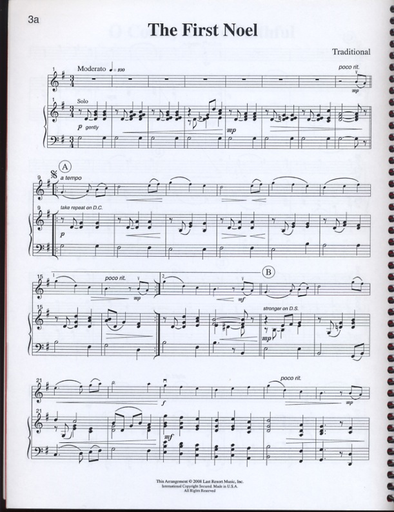 Kelley, Daniel: Twenty Intermediate Christmas Solos (violin & piano)