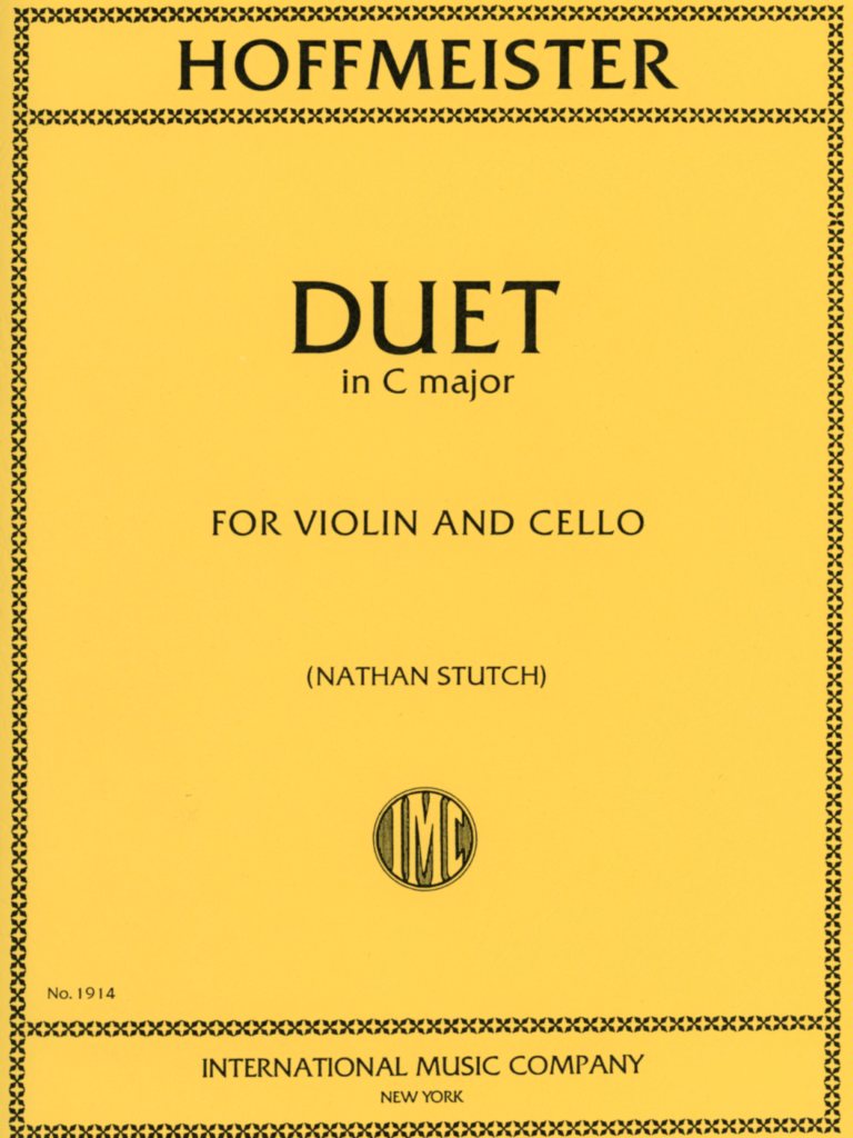 Hoffmeister: Duet in C Major (Violin & Cello) IMC