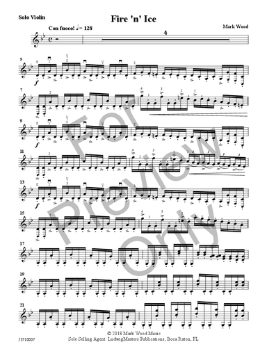 Wood, M: Fire N Ice Rock Violin (violin)