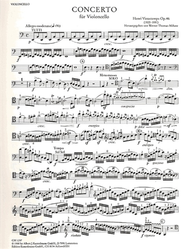 Vieuxtemps, Henri: Cello Concerto Op.46