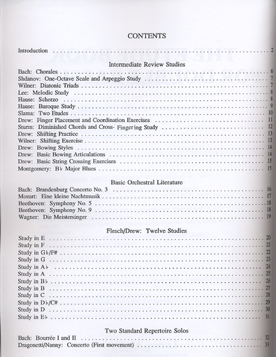 Drew, Lucas: The Etude Book for Double Bassists, Ludwig Masters