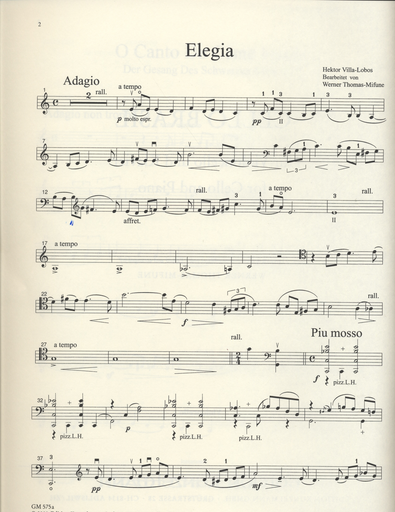 Thomas-Mifune: Cello Brasil (cello & piano)
