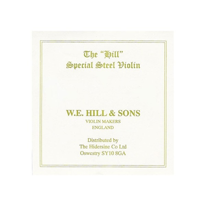 Hill violin E string medium ball