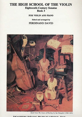 David;The High School of the Violin 18th Century Sonatas Bk.3 (violin & piano)