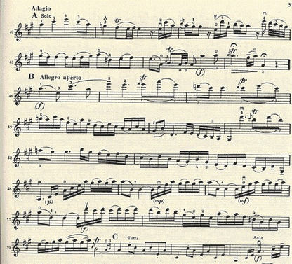 Mozart, W.A. (Galamian): Concerto No. 5 in A K. 219 (violin & piano) IMC