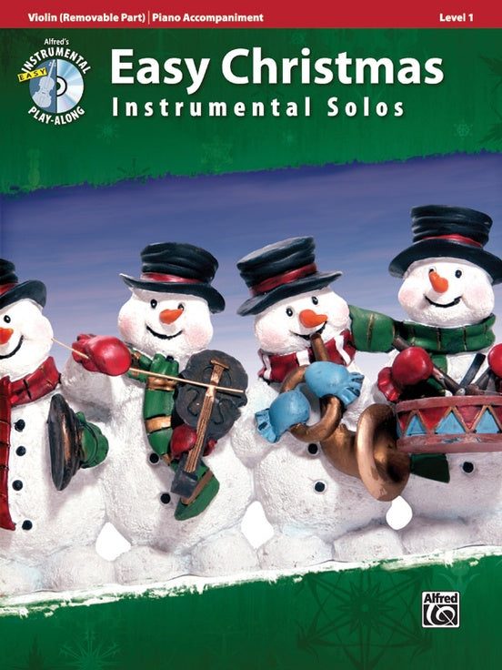 Easy Christmas Instrumental Solos, Level 1 for Strings (Violin & Piano) Alfred