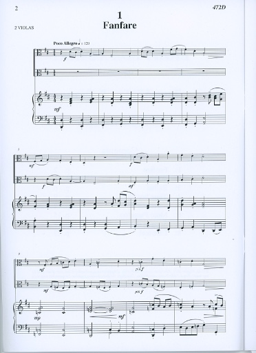 Wiggins, Christopher: Eight for a Start, Op.157A (2 violas & piano)