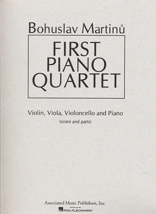 Martinu, B.: First Piano Quartet (violin, viola, cello, piano, score and parts)
