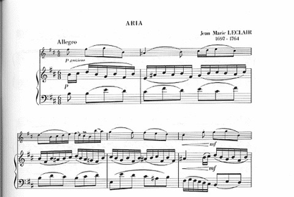 Leclair, J.M.: Seven Pieces (violin & piano)