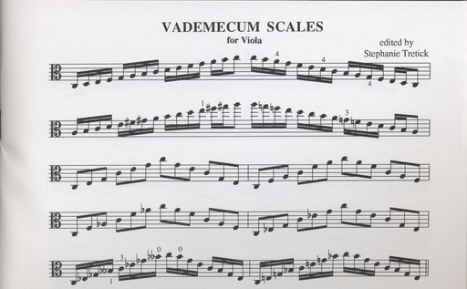 Tretick, Stephanie: Vademecum Scales for Viola