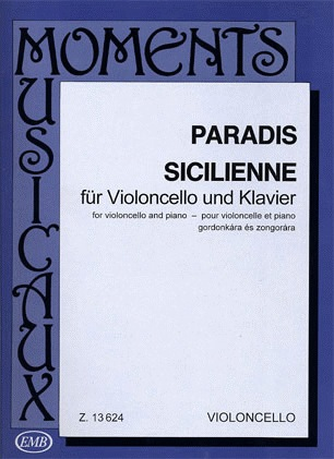 Paradis, Maria Theresa von: Sicilienne (cello & piano)