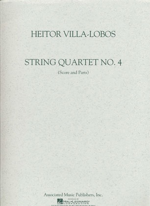 Villa-Lobos, Heitor: String Quartet No. 4 score and parts