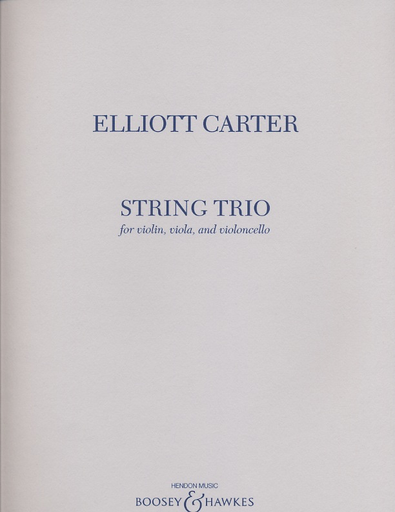 Carter, Elliott: String Trio (violin, viola, cello) score & parts