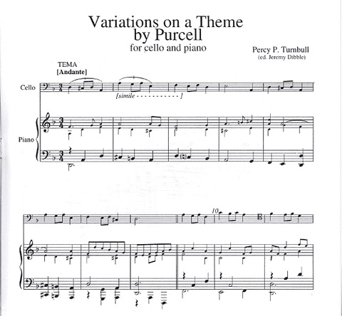 Turnbull: Variations on a Theme of Purcell (cello & piano)