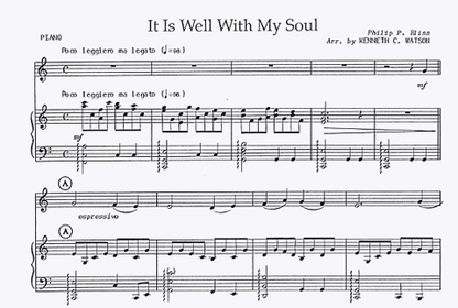 Watson, K.C.: It Is Well With My Soul (Cello & Piano)