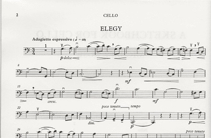 Rose: Sketchbook for Cello (cello & piano)