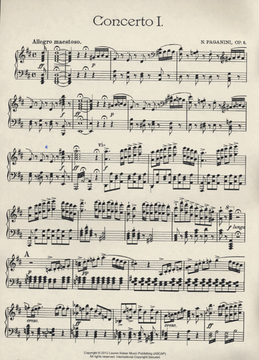 Paganini: Violin Concerto No.1 and Sevcik Op. 20