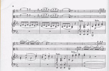 Mozart, W.A.: Sinfonia Concertante in Eb Major, K.364 (violin, viola, and piano)