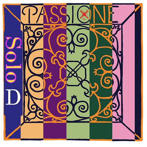 Pirastro PASSIONE SOLO violin D string, gut/silver, medium