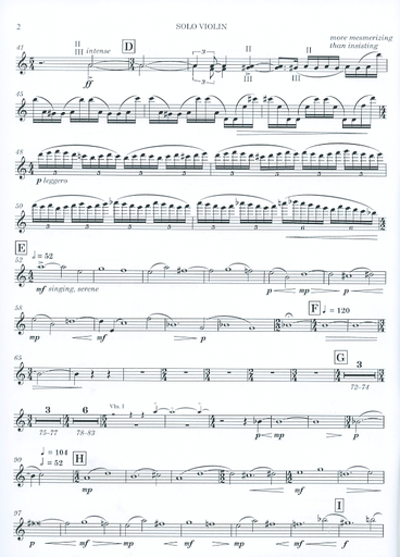 Mackey, Steven: Beautiful  Passing- Concerto for Violin and Orchestra (violin & piano)