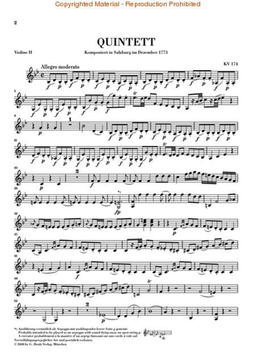 Mozart, W.A. (Seiffert/Herttrich, ed.): String Quintets Vol.1, urtext  (2 violins, 2 violas, and cello)