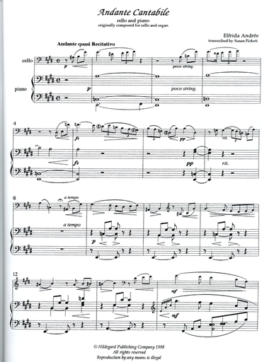 Pickett, Susan: 19th Century Music for Cello (Cello & Piano)