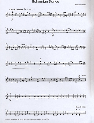 Dirriwachter, Wim: Three European Folk Dances-position 1-(violin & piano)