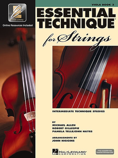 Allen, Gillespie, & Hayes: Essential Technique, Bk.3 (viola, online resources included)